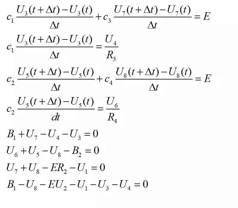 Discretization of DAE - finite differences